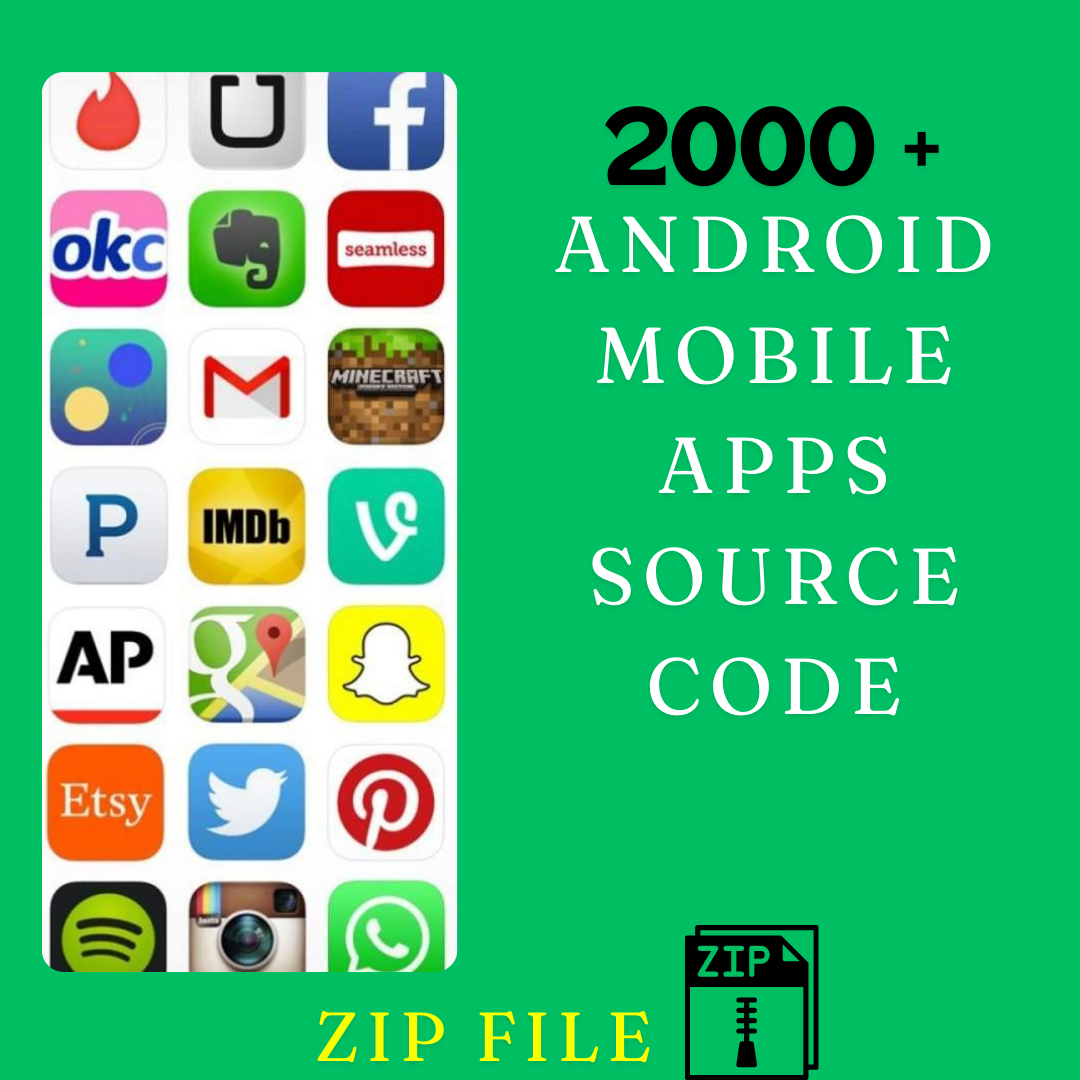 2000+ android Mobile app source code bundle, android app source code,android mobile app,