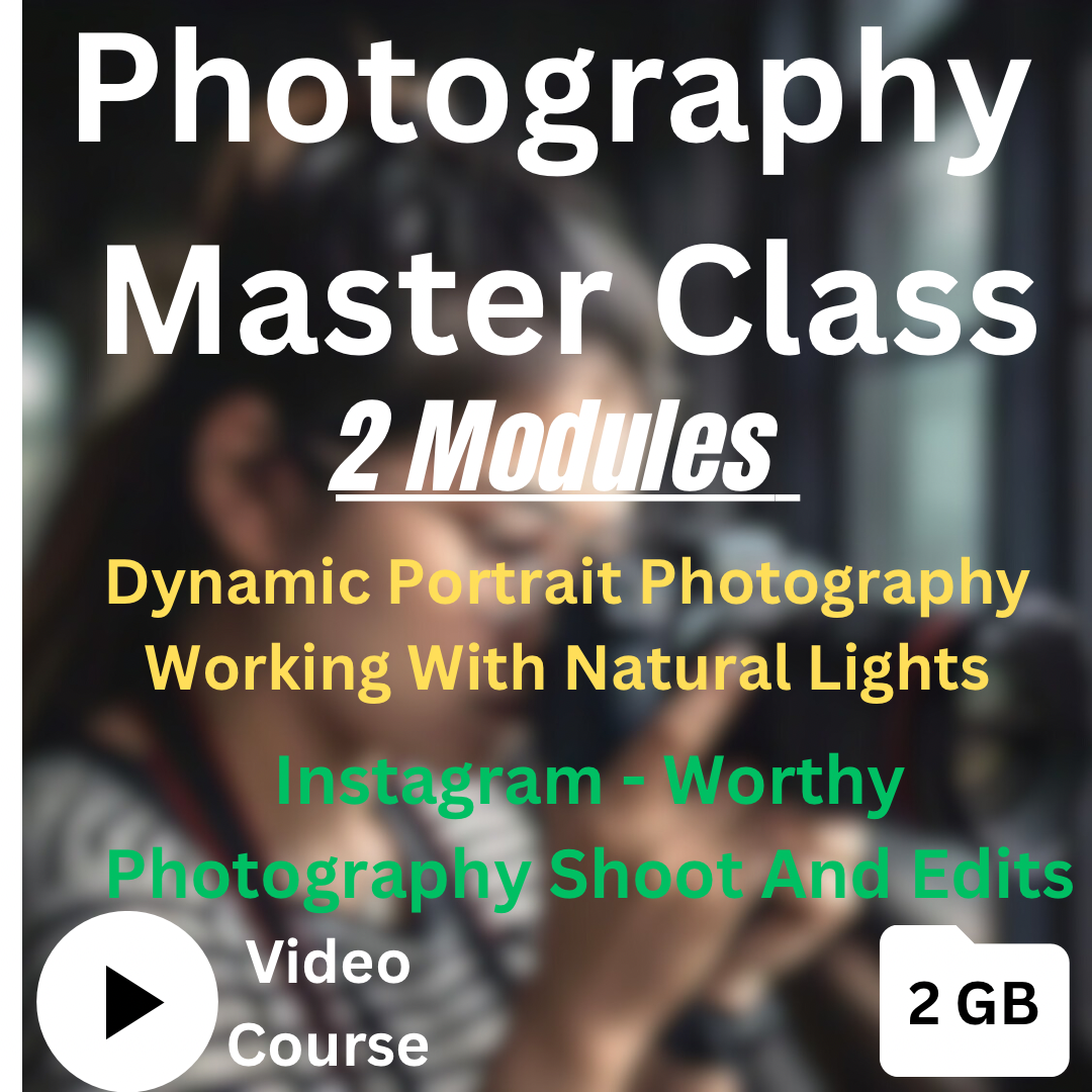 Photography Master class, digital photography masterclass