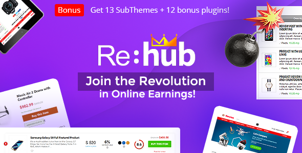 REHub – Price Comparison, Affiliate Marketing, Multi Vendor Store