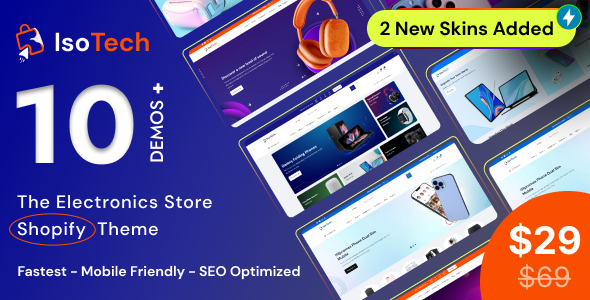 IsoTech v3.0.0 - Electronics Store Shopify Theme OS 2.0