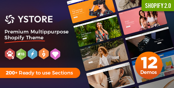 YStore v1.2.2 - Multipurpose Fashion Shopify Theme OS 2.0