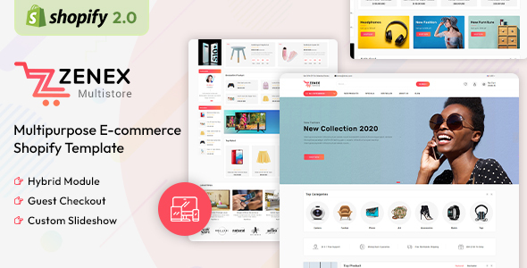 Zenex v5.1.0 - Multipurpose E-commerce Shopify 2.0 Template