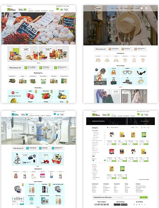 Bigmarket - Multipurpose Responsive Grocery | Drugs | Fashion Opencart 3.X Theme