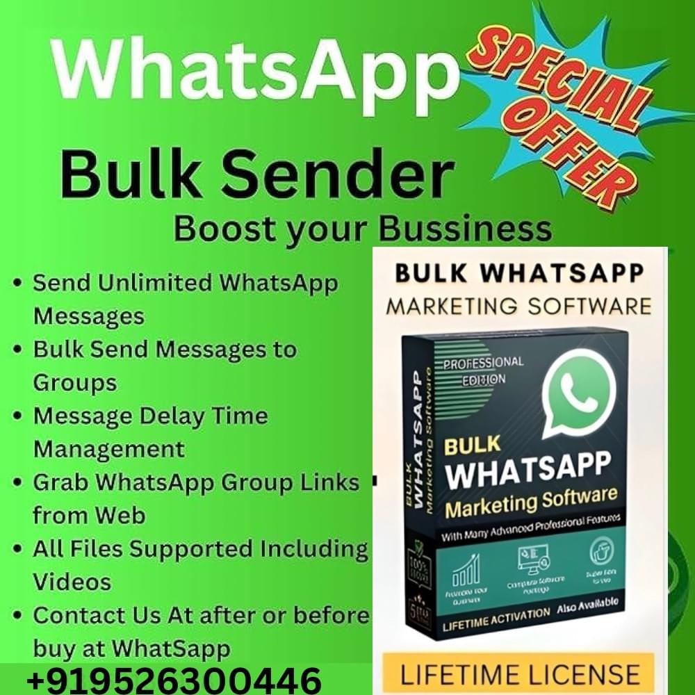 WhatsApp Bulk Message Sender Software