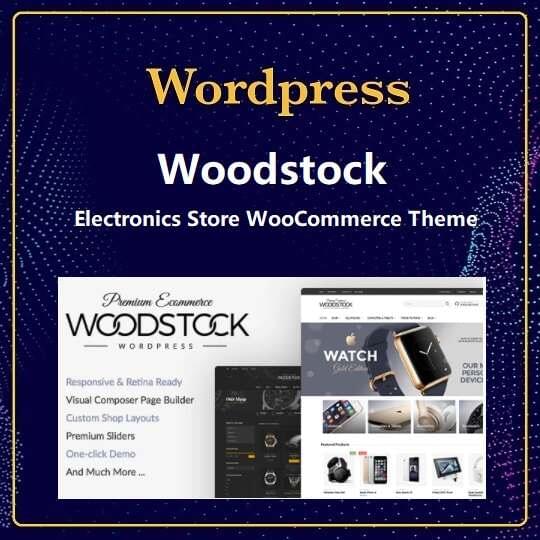 Woodstock – Electronics Store WooCommerce Theme