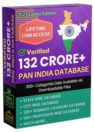 132+ Crore Pan India Data Base