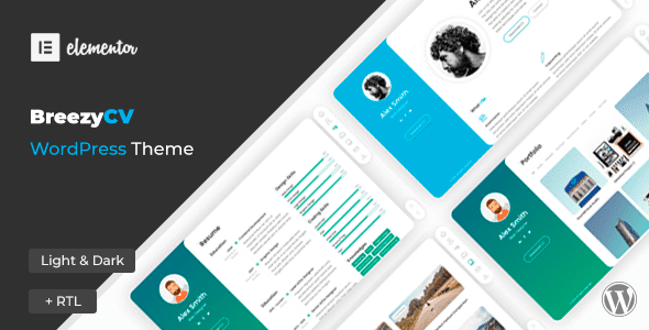 BreezyCV – CV Resume Theme