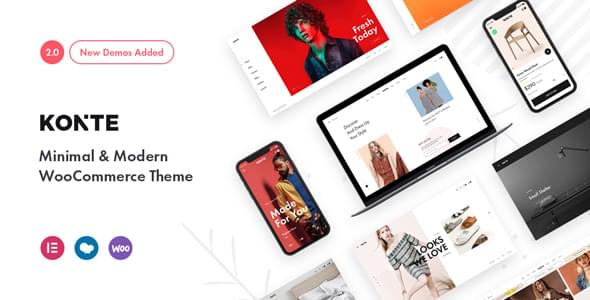 Konte – Free Minimal & Modern Theme