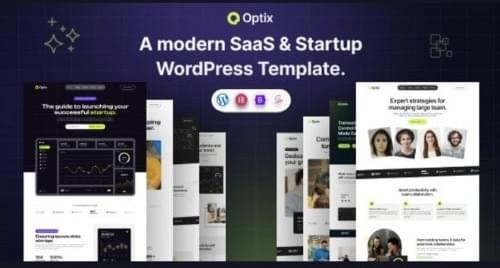 Optix v1.1.0 - SaaS & Startup WordPress Theme