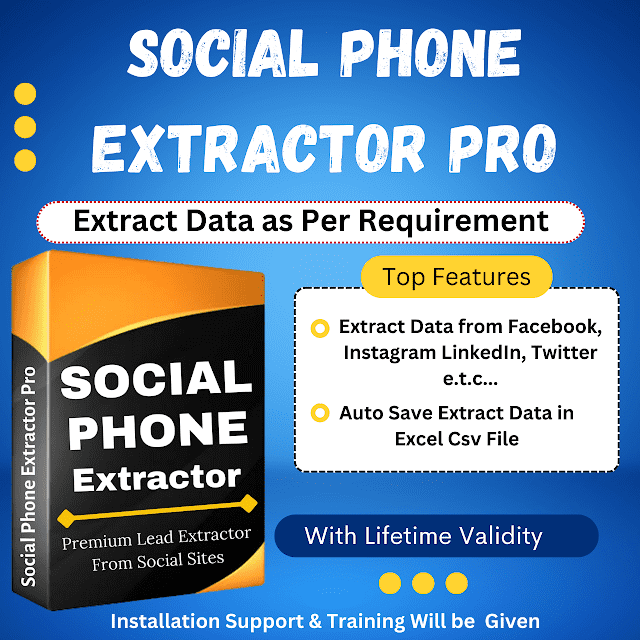 Social Phone Extractor with KEYGEN By SOSELL 2024
